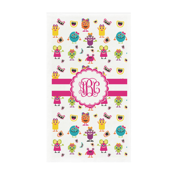 Custom Girly Monsters Guest Paper Towels - Full Color - Standard (Personalized)