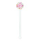 Girly Monsters White Plastic 5.5" Stir Stick - Round - Single Stick