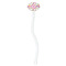 Girly Monsters White Plastic 7" Stir Stick - Oval - Single Stick