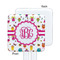 Girly Monsters White Plastic Stir Stick - Single Sided - Square - Approval