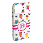 Girly Monsters iPhone Case - Plastic - iPhone 15 Plus (Personalized)