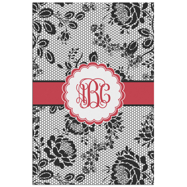 Custom Black Lace Poster - Matte - 24x36 (Personalized)