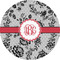 Black Lace 5" Multipurpose Round Label - Single Sticker