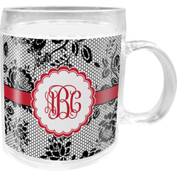 Black Lace Acrylic Kids Mug (Personalized)