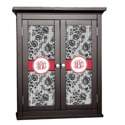 Black Lace Cabinet Decal - Large (Personalized)