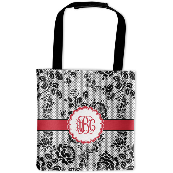 Custom Black Lace Auto Back Seat Organizer Bag (Personalized)