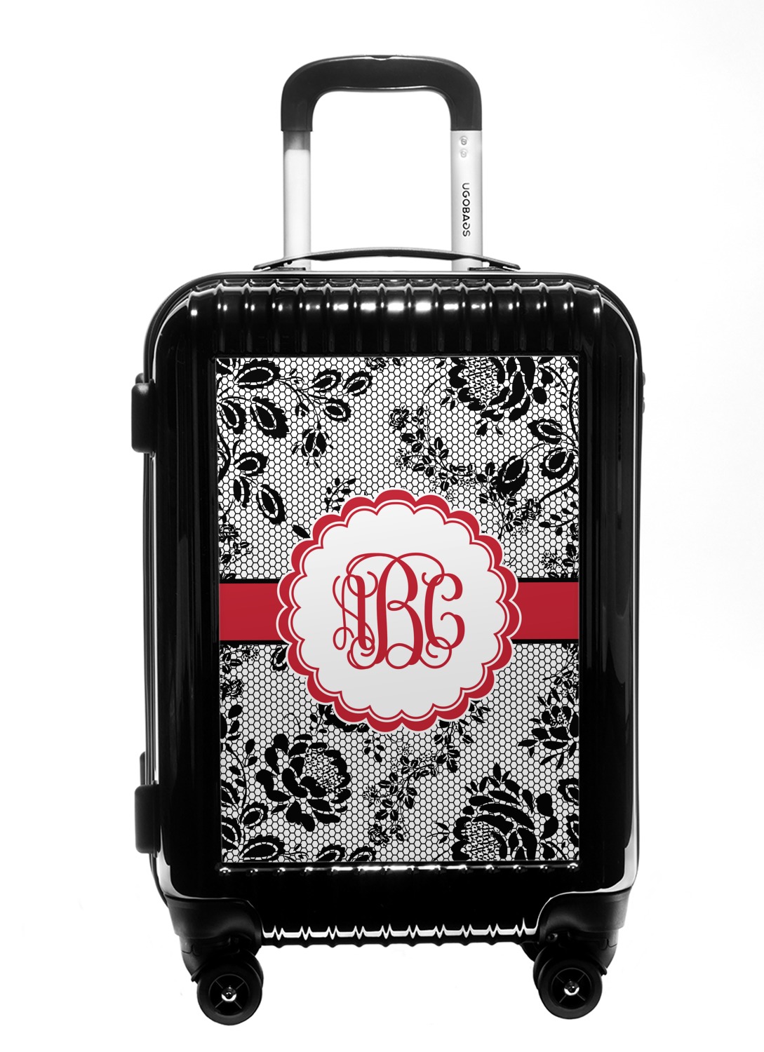 black hard shell suitcase