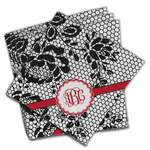 Black Lace Cloth Napkins (Set of 4) (Personalized)