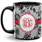 Black Lace Coffee Mug - 11 oz - Full- Black