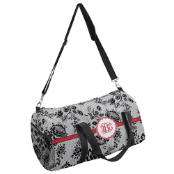 Black Lace Duffel Bag - Large (Personalized)