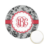 Black Lace Printed Cookie Topper - 2.15" (Personalized)