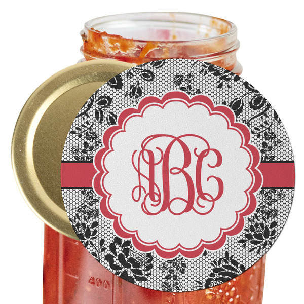 Custom Black Lace Jar Opener (Personalized)