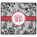 Black Lace XL Gaming Mouse Pad - 18" x 16" (Personalized)