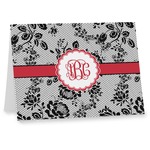Black Lace Note cards (Personalized)