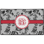 Black Lace Door Mat - 60"x36" (Personalized)