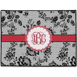 Black Lace Door Mat - 24"x18" (Personalized)