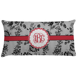 Black Lace Pillow Case (Personalized)