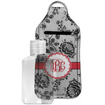 Black Lace Hand Sanitizer & Keychain Holder - Large (Personalized)