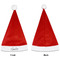 Black Lace Santa Hats - Front and Back (Single Print) APPROVAL