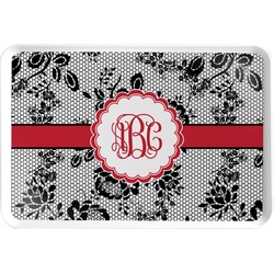 Black Lace Serving Tray (Personalized)