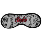 Black Lace Sleeping Eye Masks - Large (Personalized)