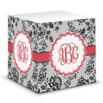 Black Lace Sticky Note Cube (Personalized)