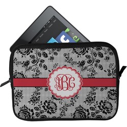 Black Lace Tablet Case / Sleeve - Small (Personalized)