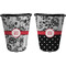 Black Lace Trash Can Black - Front and Back - Apvl