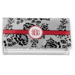 Black Lace Vinyl Checkbook Cover (Personalized)