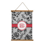 Black Lace Wall Hanging Tapestry (Personalized)