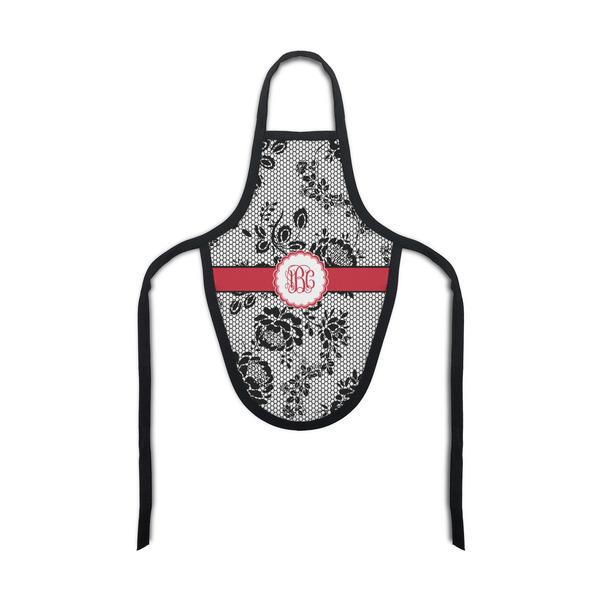 Custom Black Lace Bottle Apron (Personalized)