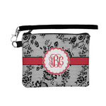 Black Lace Wristlet ID Case w/ Monogram