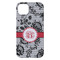 Black Lace iPhone 14 Plus Case - Back