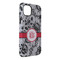 Black Lace iPhone 14 Plus Tough Case - Angle