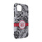 Black Lace iPhone 14 Tough Case - Angle