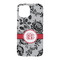 Black Lace iPhone 15 Case - Back