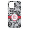 Black Lace iPhone 15 Plus Tough Case - Back