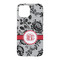 Black Lace iPhone 15 Pro Case - Back