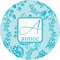 Lace 1" Multipurpose Round Labels - Single Sticker