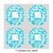 Lace 4" Multipurpose Round Labels - Sheet