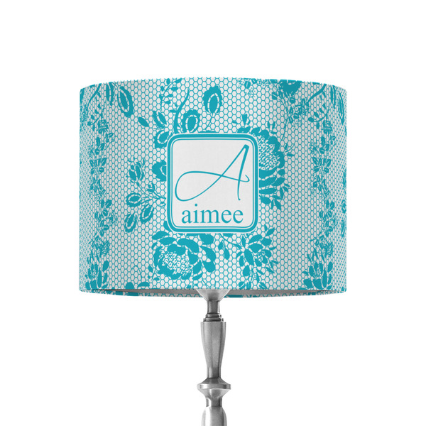 Custom Lace 8" Drum Lamp Shade - Fabric (Personalized)