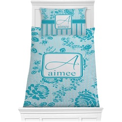 Lace Comforter Set - Twin XL (Personalized)