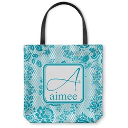 Lace Canvas Tote Bag - Medium - 16"x16" (Personalized)