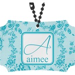 Lace Rear View Mirror Ornament (Personalized)