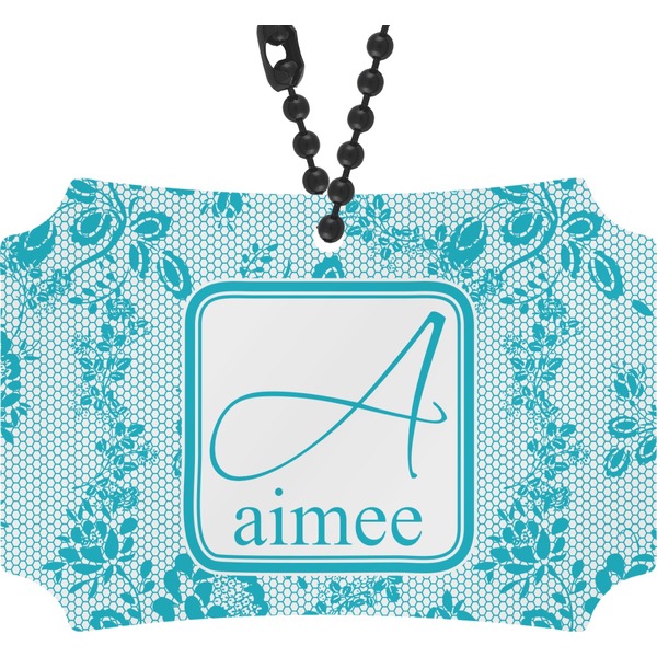 Custom Lace Rear View Mirror Ornament (Personalized)