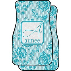 Lace Car Floor Mats (Front Seat) (Personalized)