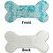 Lace Ceramic Flat Ornament - Bone Front & Back Single Print (APPROVAL)