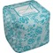 Lace Cube Poof Ottoman (Top)