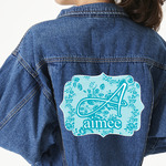 Lace Twill Iron On Patch - Custom Shape - 3XL (Personalized)