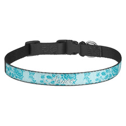 Lace Dog Collar - Medium (Personalized)
